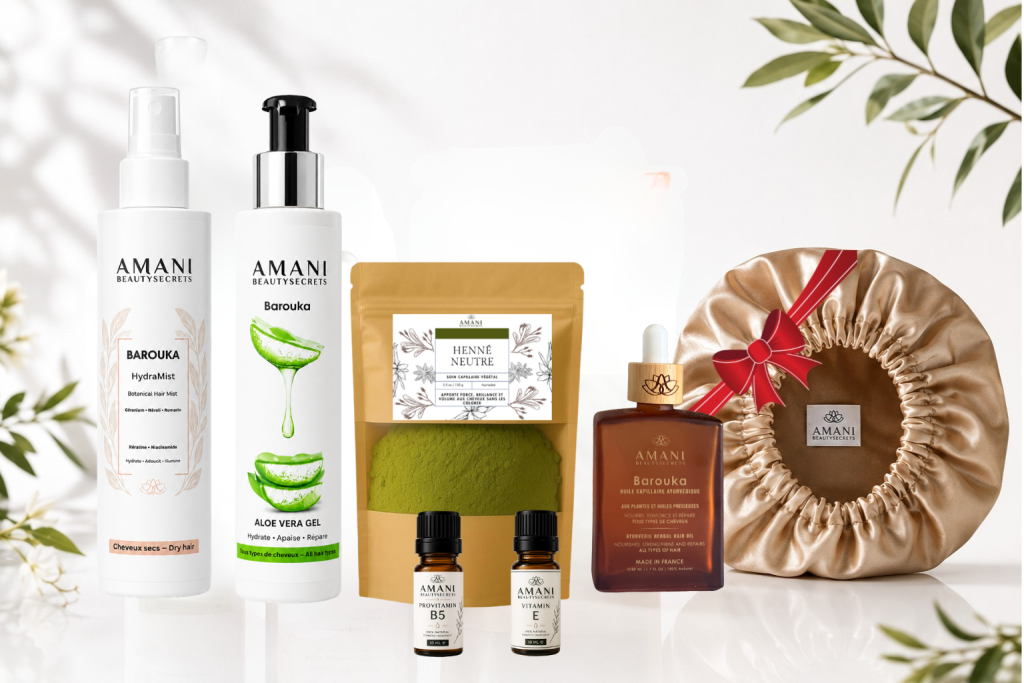 BAROUKA PACK HAIR REPAIR Rituel intense réparation & nutrition capillaire (-25%)+bonnet chauffant offert